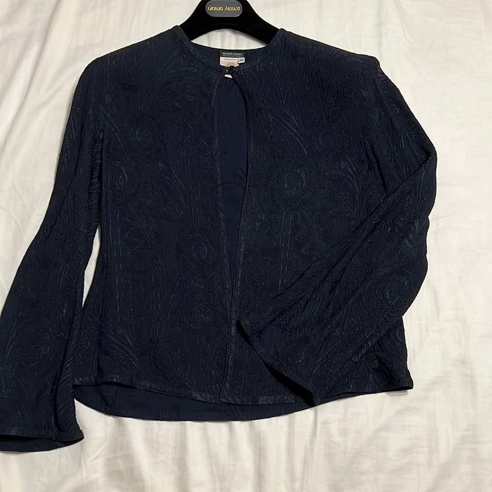 Giorgio Armani Open Front Blazer